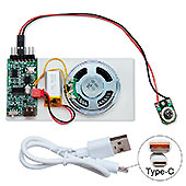 Музыкальный перезаписываемый MP3 модуль VC-MP3-8-KEY с кнопкой :: mp3 музыкальные модули бескорпусные